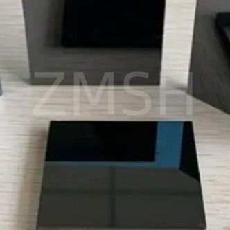 5×5 mm 10×10 mm Wafer SiC 4H-P 6H-P 3C-N tipo di produzione di grado di ricerca di grado di dummy