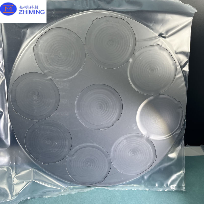 Piastra in ceramica SiC per 2 pollici 4 pollici 6 pollici Wafer di lavorazione e taglia personalizzata