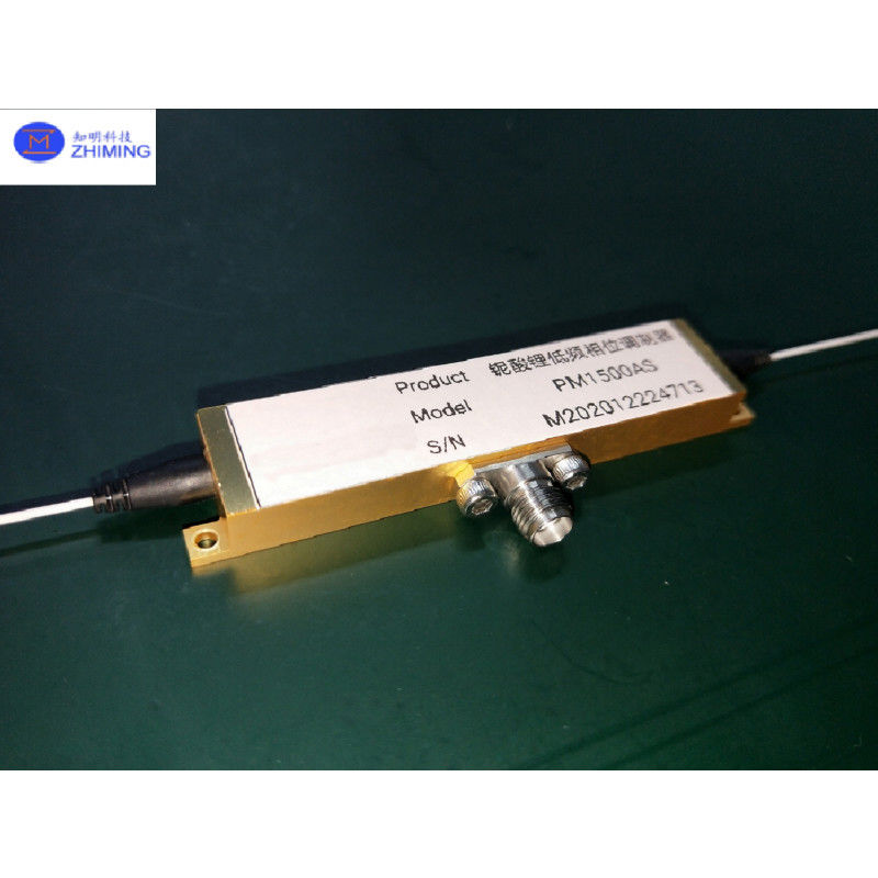 Modulatore di fase 1000nm a bassa Vπ, tolleranza ad alta potenza, progettazione a polarizzazione singola per sensori a fibra e comunicazioni ottiche