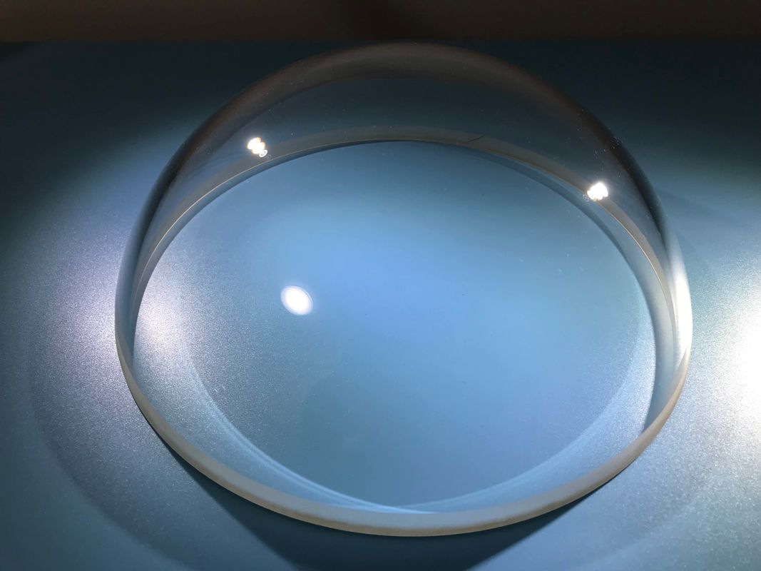 Cupola 150mm ottico 76mm del cristallo di zaffiro di emisfero 50mm lucidati su misura