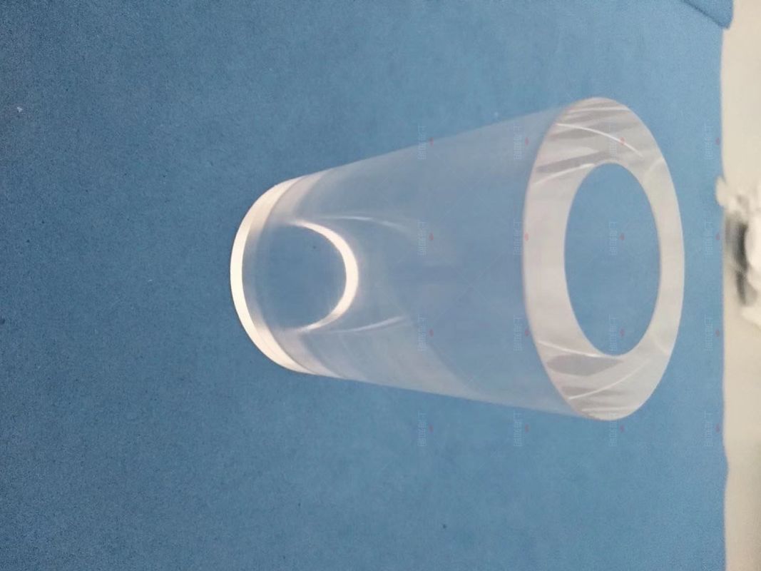 Cristallo lucidato su misura tubi sintetici industriali Al2O3 dello zaffiro