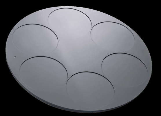 Buon prezzo Il carburo di silicio a 6 pollici sic ha ricoperto le piastrine di Tray High Temperature Resistance Graphite della grafite in linea