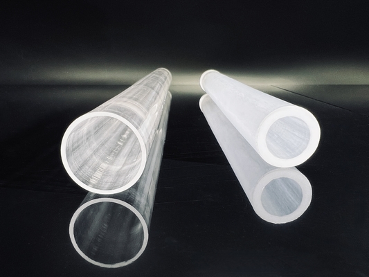 Metropolitana del quarzo dello strumento di Sapphire Tube Rods Protective Insulating di controllo di flusso