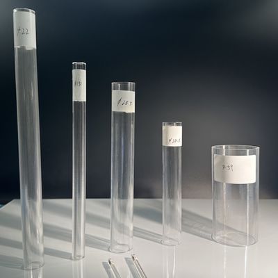 Buon prezzo 99.995% Al2O3 tubo di zaffiro trasparente con alta tolleranza di traslucidità in linea