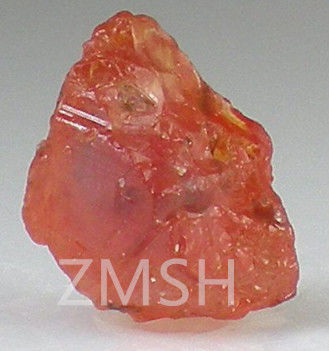 Buon prezzo Pesce Arancione Paparacha Sapphire Prodotto in laboratorio Pietra gemma grezza Per Decorazione Colletto Anello Orecchino in linea