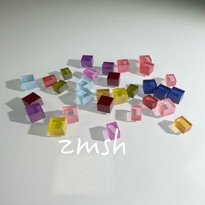 Coltivazione artificiale dopato colore zaffiro AL2O3 Metodo CZ personalizzato Rubino Blu Padparadscha