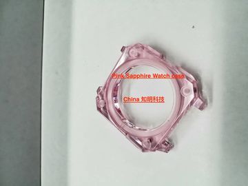 Buon prezzo Resistenza di superficie lucidata rosa del graffio di usura della cassa per orologi del cristallo di zaffiro in linea