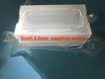 Buon prezzo substrato di cristallo 2 dello zaffiro Al2O3 di 76.2mm 4 SSP a 6 pollici DSP 0.5mm C - asse in linea