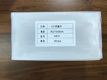 Buon prezzo 2 3 wafer a 4 pollici dello zaffiro per spessore ottico 400um Dsp azzerano il grado in linea