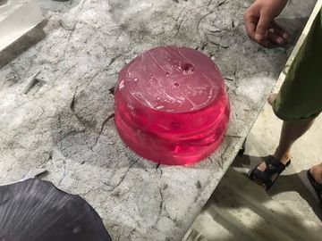 Diametri su misura 1 - 120mm di metodo di crescita delle KY del lingotto di Rod lucidato zaffiro vermiglio