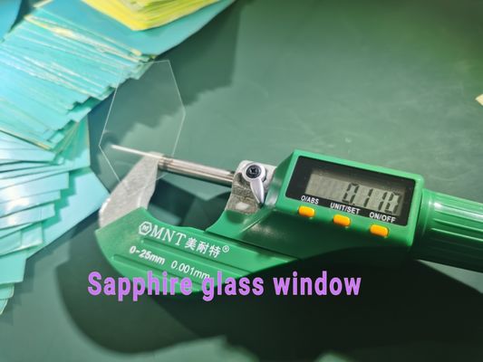 Buon prezzo Resistenza di Sapphire Optical Window Wafer Chemical di spessore del poligono 100um in linea