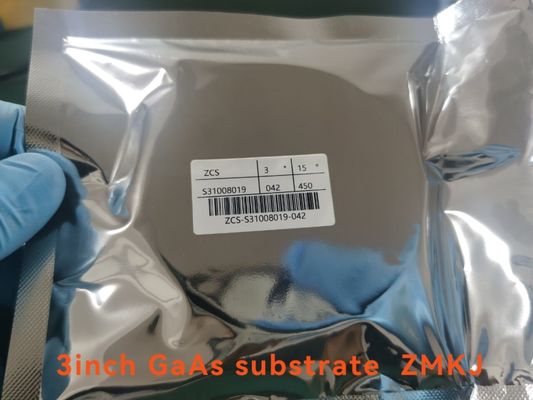 Buon prezzo Il tipo a 4 pollici si di N del substrato a semiconduttore di 15° ha verniciato il wafer SSP di GaAs in linea