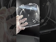 Box Wafer regolabile Portatore di wafer PC trasparente per la protezione dei semiconduttori