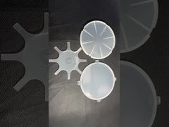 Guarda: Vassoio singolo per wafer da 6 pollici con clip di bloccaggio in vetrina